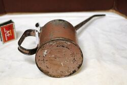 Vintage Aust  Rega one pint Button Pump Oiler