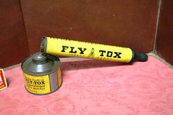 Vintage Australian Made Fly-Tox Insect Spray Dispenser.