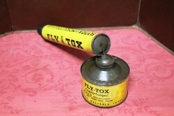 Vintage Australian Made FlyTox Insect Spray Dispenser