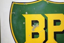 Vintage BP Aluminium Advertising Sign 