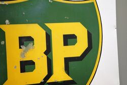 Vintage BP Aluminium Advertising Sign 
