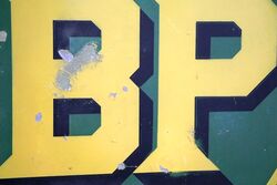 Vintage BP Aluminium Advertising Sign 