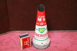 Vintage BP Energol Super MS SAE20 HD Tin Pourer