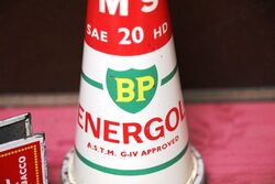 Vintage BP Energol Super MS SAE20 HD Tin Pourer