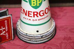 Vintage BP Energol Super MS SAE20 HD Tin Pourer