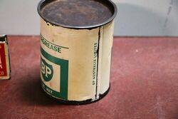 Vintage BP Energrease BP 1lb Grease Tin