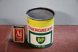 Vintage BP Energrease BP 1lb Grease Tin