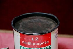 Vintage BP Energrease L2 MultiPurpose 1lb Grease Tin
