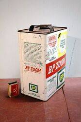 Vintage BP ZOOM One Gallon Tin