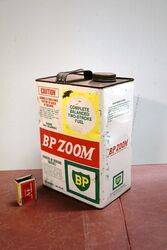 Vintage BP ZOOM One Gallon Tin
