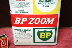 Vintage BP ZOOM TwoStroke Fuel One gal Tin