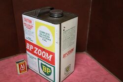 Vintage BP ZOOM TwoStroke Fuel One gal Tin