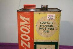 Vintage BP Zoom 1 Gallon Tin
