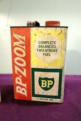 Vintage BP Zoom 1 Gallon Tin