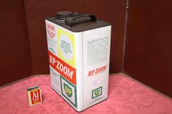 Vintage BP Zoom Two Stroke Fuel 1gal Tin