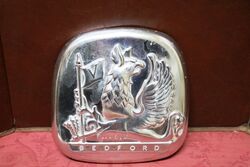 Vintage Bedford Pressed Embossed Aluminium Badge.