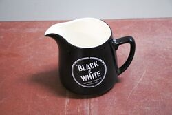 Vintage Black and White Scotch Whisky Pub Jug