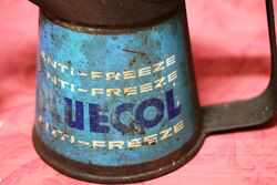 Vintage Bluecol AntiFreeze Half Pint JugPourer