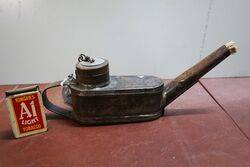 Vintage Boat Shape Hand Oil Lamp.