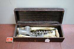 Vintage Boxed Husqvarna Handy Meat Grinder  Mincer 