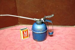 Vintage Brevettato Italy, Pump Action Oiler.