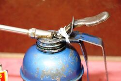 Vintage Brevettato Italy Pump Action Oiler