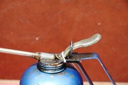 Vintage Brevettato Italy Pump Action Oiler