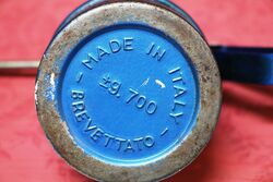 Vintage Brevettato Italy Pump Action Oiler