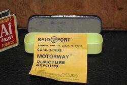Vintage Bridgeport Puncture Repairs Tin