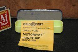 Vintage Bridgeport Puncture Repairs Tin