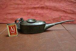 Vintage British Made Boat Shape Oiler