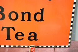 Vintage Brook Bond Tea Enamel Advertising Sign 