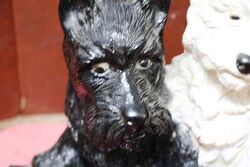 Vintage Buchananand39s Black and White Scotch Whisky Dogs