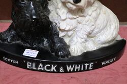 Vintage Buchananand39s Black and White Scotch Whisky Dogs