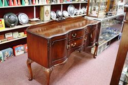 Vintage C20th Walnut Queen Ann Style Sideboard. #