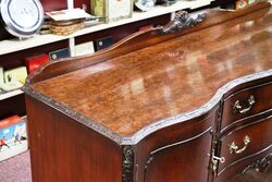 Vintage C20th Walnut Queen Ann Style Sideboard 