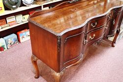 Vintage C20th Walnut Queen Ann Style Sideboard 