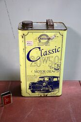 Vintage COMMA Classic 20w50 Motor Oil 5 litre Tin.