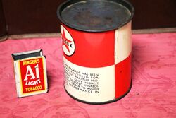 Vintage Caltex 1lb Grease Tin