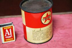 Vintage Caltex 1lb Grease Tin