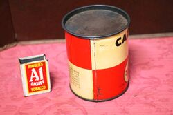 Vintage Caltex 1lb Grease Tin