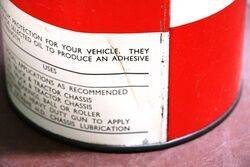 Vintage Caltex Marfax 5lb Grease Tin