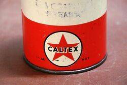 Vintage Caltex One Pound Graphite Grease Tin