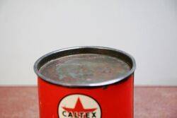 Vintage Caltex One Pound Graphite Grease Tin
