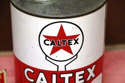 Vintage Caltex RPM Motor Oil SAE 30 One Quart Tin