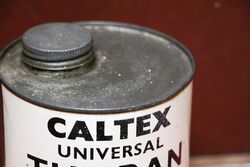 Vintage Caltex Universal Thuban SAE140 One Quart Tin