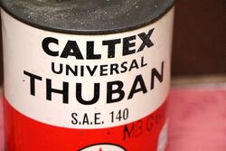Vintage Caltex Universal Thuban SAE140 One Quart Tin