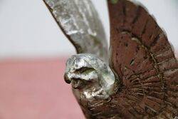 Vintage Cast Bronze Eagle Car Mascot