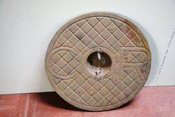 Vintage Cast Iron COR Tank Cover. #