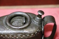 Vintage Castellated Kayeand39s Boat Shape Oiler
